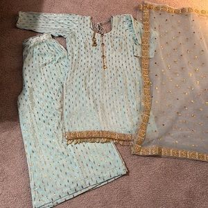 Punjabi palazzo outfit - Indian suit